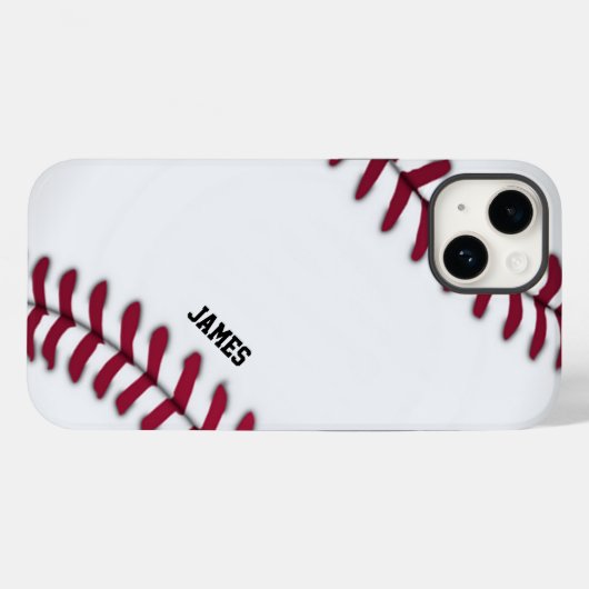 Baseball Custom Case-Mate iPhone Hülle (Rückseite (Horizontal))