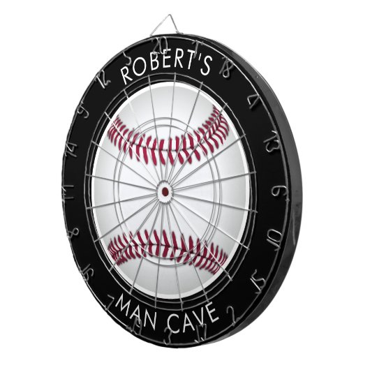 Baseball Custom Dart Board Dartscheibe (Vorderseite rechts)