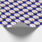 Baseball Custom Geschenkpapier (Ecke)