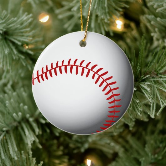 Baseball Custom Keramik Ornament (Baum)