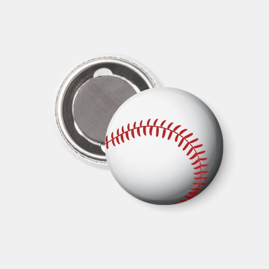 Baseball Custom Magnet (Vorderseite/Rückseite)
