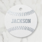 Baseball Custom Team oder Player Name Sports Silve Geschenkanhänger (Vorderseite)