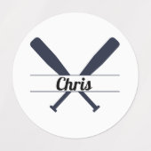 Baseball dachte. etiketten (Design 2)