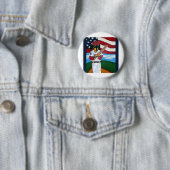 Baseball Dackel Button (Beispiel)