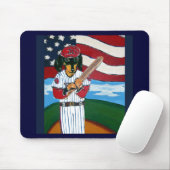 Baseball Dackel Mousepad (Mit Mouse)