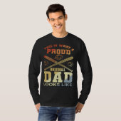 Baseball Dad Baseball Father Baseball Papa T-Shirt (Vorne ganz)