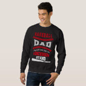 Baseball Dad   Just Here For Concession Stand Sweatshirt (Vorne ganz)