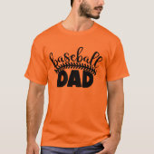 Baseball  Dad  T-Shirt (Vorderseite)