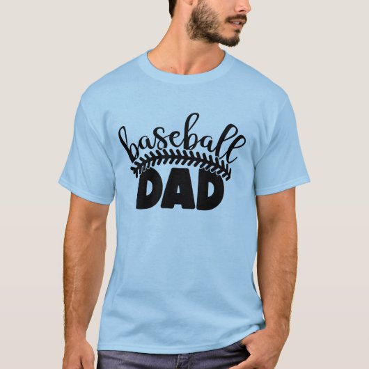 Baseball  Dad  T-Shirt (Vorderseite)