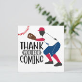 Baseball danke Ihnen für Ihren Besuch (Stehend Vorderseite)