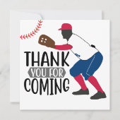 Baseball danke Ihnen für Ihren Besuch (Vorderseite)