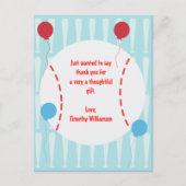 Baseball Danke, Post Card Postkarte (Vorderseite)