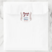 Baseball Danke, Sticker (Tasche)