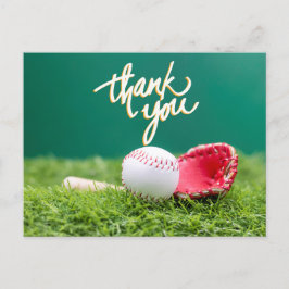 Baseball Dankeschön Karte