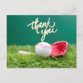 Baseball Dankeschön Karte (Vorderseite)