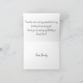 Baseball Dankeschön Karte (Innenseite)