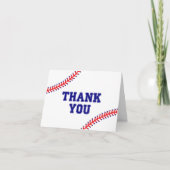 Baseball Dankeschön Karte (Vorderseite)