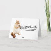 Baseball Dankeschön Karte (Rückseite)