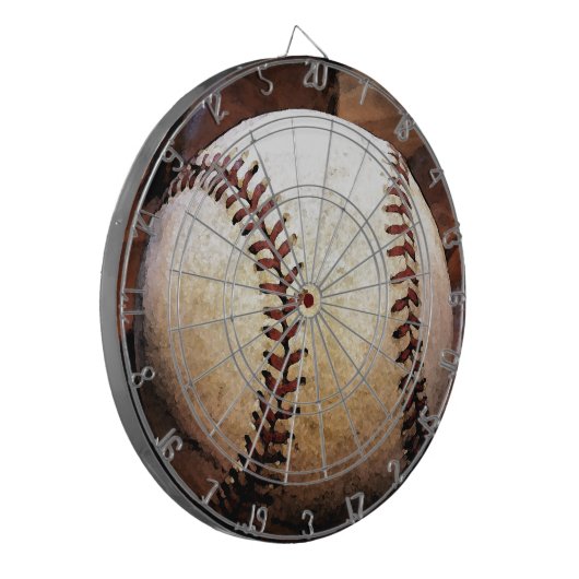 Baseball Dartscheibe (Vorderseite Links)