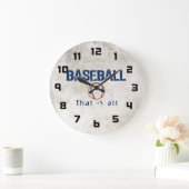 Baseball, das ist alles große wanduhr (Zuhause)