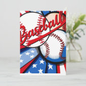 Baseball Days Feiertagskarte (Stehend Vorderseite)