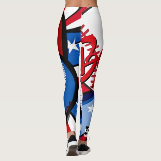Baseball Days Leggings (Rückseite)