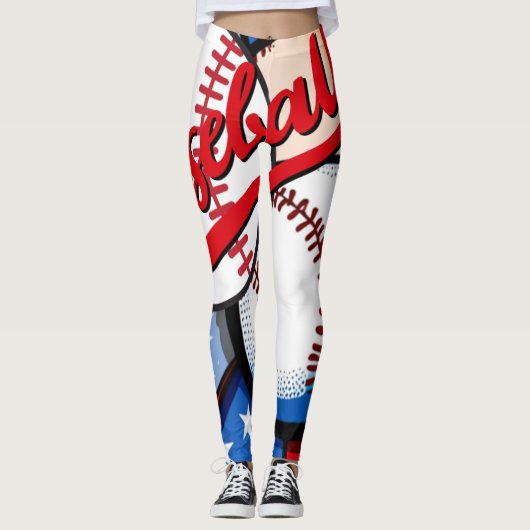 Baseball Days Leggings (Vorderseite)