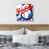 Baseball Days Leinwanddruck (Insitu (Schlafzimmer))