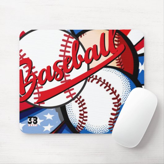 Baseball Days Mousepad (Mit Mouse)