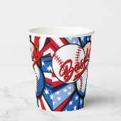 Baseball Days Pappbecher (Rückseite)