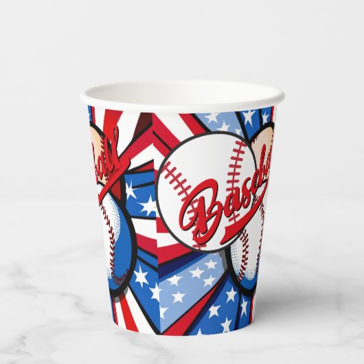 Baseball Days Pappbecher (Rückseite)