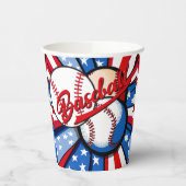 Baseball Days Pappbecher (Links)