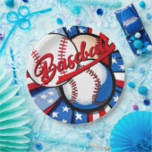 Baseball Days Pappteller (Party)