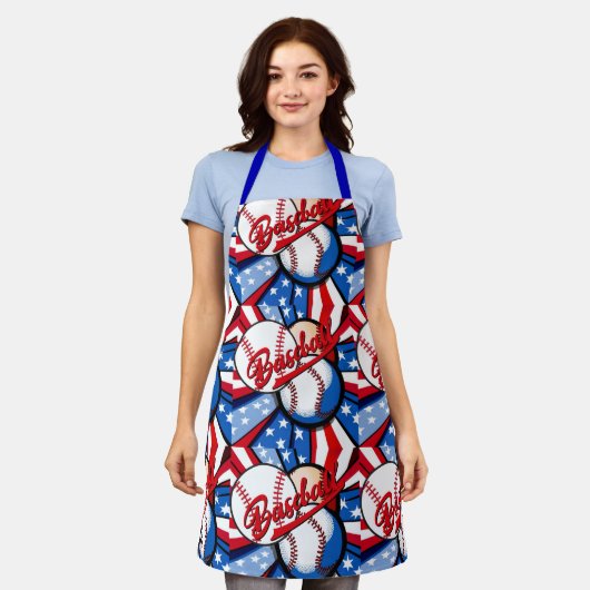 Baseball Days Schürze (Getragen)