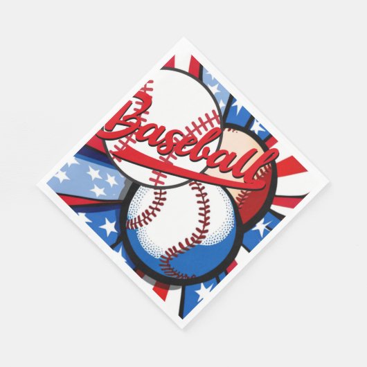 Baseball Days Serviette (Ecke)