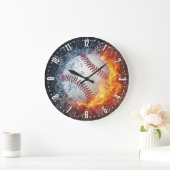 Baseball-Decorationswall-Uhr Große Wanduhr (Zuhause)