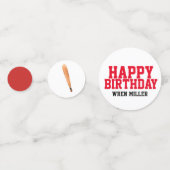 Baseball Dekoration Geburtstagsparty Konfetti (Vorderseiten)