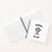 Baseball den ganzen Tag Notizblock (Innenseite)
