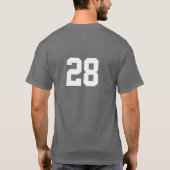 Baseball den ganzen Tag T-Shirt (Rückseite)