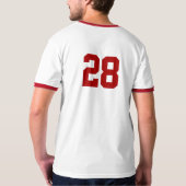 Baseball den ganzen Tag T-Shirt (Rückseite)