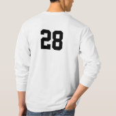 Baseball den ganzen Tag T-Shirt (Rückseite)