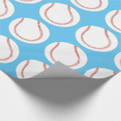 Baseball-Denkpapier Geschenkpapier (Ecke)