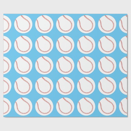 Baseball-Denkpapier Geschenkpapier (Flach)