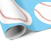 Baseball-Denkpapier Geschenkpapier (Rolleneckpunkt)