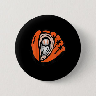 Baseball der Austernfänger Button