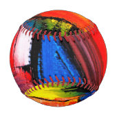 Baseball der mehrfarbigen Mädchen (Rückseite)