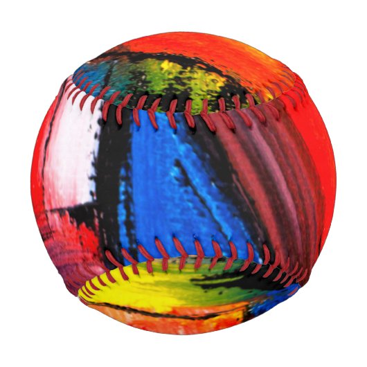 Baseball der mehrfarbigen Mädchen (Rückseite)