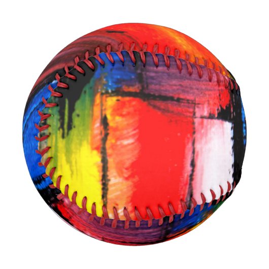 Baseball der mehrfarbigen Mädchen (Vorderseite Links)