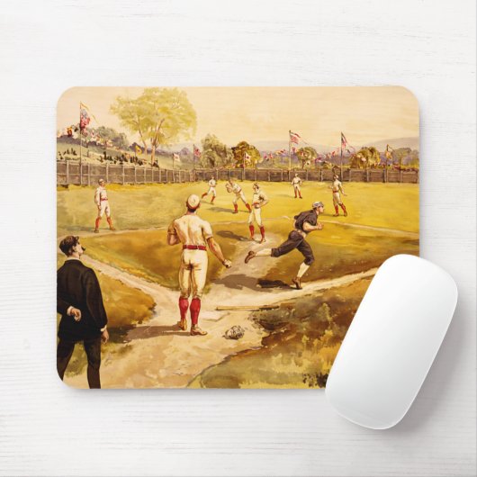 Baseball, der mousepad zeichnet (Mit Mouse)