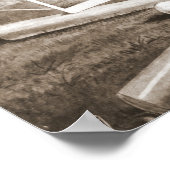 Baseball der Nationalliga 1888 Poster (Ecke)